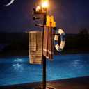 new Pool Towel Rack Vine 2 with Solar Light