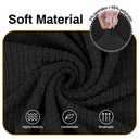 Asnomy Sofa Covers for 2 Cushion Couch Stretch loveseat Cover Slipcovers, Pet Protector Furniture Covers for Dogs Cats Spandex Jacquard Fabric Small Checks Medium Black