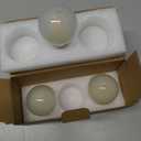 Sphoon Dimmable LED 4W Globe Light Bulb,40W Equivalent E26 Standard Screw Base Small Decorative Bulb for Vanity,Bathroom,Wall Sconces,G16.5 Soft Warm 2700K 480Lumen Frosted,3 Pack