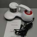 Mattress Vacuum Cleaner, Handheld UV Bed Vacuum Cleaner 16KPa & 12800 Vibrations Per/Min Upgraded Effectively Clean Up Bed, Pillows, Cloth Sofas, Carpets and Ther Fabric Surfaces (Red - Wired)