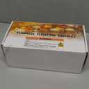 Homemory 24 Pack 3 Flameless Led Floating Candles, 200 Hour White Battery Operate Waterproof Tealights for Cylinder Vases, Centerpieces at Wedding Decor, Party, Pool