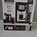 Ninja Hot & Iced XL Coffee Maker with Rapid Cold Brew, 4 Brew Styles, 8 Sizes Small Cup to Travel Mug, Single-Serve Coffee Brewer, 12-Cup Carafe, Permanent Filter, Removable Reservoir, Black, CM371