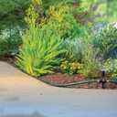 Melnor 65191AMZ Adjustable Spike Set Sprinkler Bundle, Green, Yellow