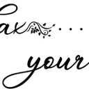 PLIGREAT Relax It's Your Time Quotes Wall Stickers, Peel and Stick Wall Decals, Removable Vinyl Wall Sticker for Bathroom Bathtub Yoga Meditation Room Home Indoor Art Decorations