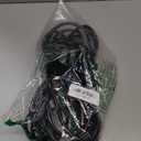 16/3 25 FT Outdoor Extension Cord Waterproof, Weatherproof & Flame Retardant Black 3 Prong Power Cord Outside for Lawn & Garden, 13 Amps 1625 Watts 125 VAC 16AWG SJTW, ETL Listed