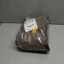 Dark Brown Pleated Linen Blackout Curtains 90 Inches Long for Bedroom Living Room Pinch Pleat Black Out Thermal Insulated Ring Hooks Back Tab Room Darkening Drapes Dutch Cocoa Curtains with Liner (40"W x 90"L (Pack of 2))