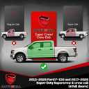 Underseat Storage Compatible with Ford F150(2015-2025)& F-250/350/450/550 Super Duty(2017-2025) SuperCrew/Crew Cab, Upgraded Rear Under Seat Organizer Cargo Box for F-150