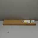 100% Privacy L-Shaped Blades Mini Blinds for Indoor Windows 1" Vinyl Cordless Window Blinds for Home, 24" W  64" H - White