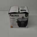 Aroma Housewares ARC-363-1NGB 3 Uncooked/6 Cups Cooked Rice Cooker, Steamer, Multicooker, 2-6 cups, Black