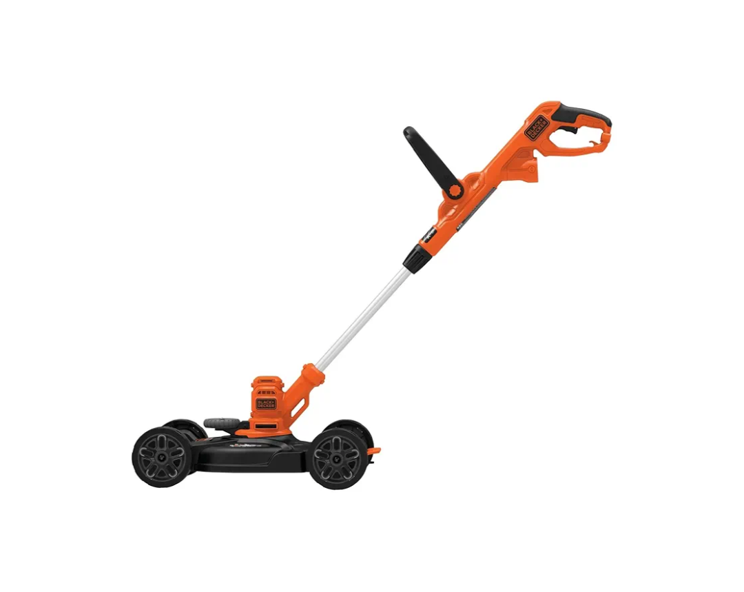 BLACK+DECKER 3-in-1 Corded Lawn Mower, String Trimmer & Edger, 12-Inch (BESTA512CM)