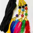 Women's Handmade Patiala Shahi Paranda/Parandi Traditional Hair Accessory Braid Tassles/Hair Extension/Choti, Suitable for Giddha, Bhangra and Folk dance, Lehenga hair accessory.