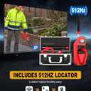 Anysun Sewer Camera with Locator, Self Leveling, Distance Counter, 7MM Thicker Cable, 165Ft/50M Pipe Inspection Cameras with 9'' 1080P Monitor, Video Drain Camera IP68 Industrial Borescope Snake, 32GB