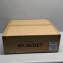 WLJBIDET Bidet Toilet Seat with Remote Control, Electronic Heated Bidet Seat with Adjustable Warm Water and Pressure, Warm Air Drying, Display Screen, Night Light, Slow Closed Toilet Lid, Elongated