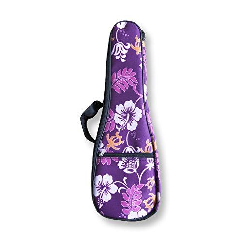 Woodi USA 21" Ukulele Gig Bag WUC-21PT Padding Carry Case Waterproof Gig Bag For Soprano Uke