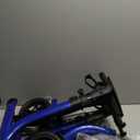 Rollator Walker for Seniors, Lightweight Foldable All Terrain Rolling Walker with seat, Aluminum Walkers with 8 inch Rubber Wheels, Handles and Backrest for Seniors and Adult (Blue)