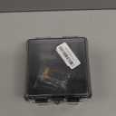 Junction Box, Hinged Black Clear Cover IP67 Waterproof ABS Project Box with Mounting Plate Electrical Box Enclosure with Wall Bracket 5.9 x 5.9 x 3.5inch(150x150x90mm)