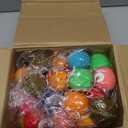 64 Pcs Wool Felt Balls Christmas Ornaments 1.57 Inch Christmas Tree Decorations Pompom Decoration DIY (Multicolor)