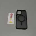 TORRAS Magnetic Shockproof for iPhone 17 case with Camera Control, [12FT Military Grade Drop Protection][Fit for MagSafe], Slim Translucent Anti-Fingerprint & Soft Touch Case for iPhone 17, Black