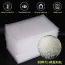 25Pcs Clear Bubble Out Bags, 8X12Inch Bubble Pouches Cushioning Packaging Bags for Moving and Storage, Shipping and Packing Supplies for Dishes Glasses Plates