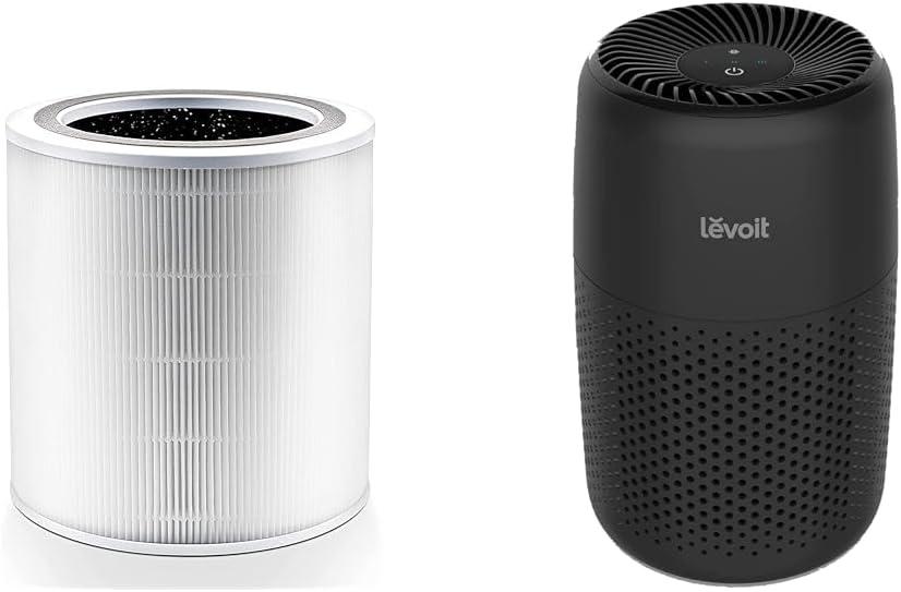 LEVOIT Core 400S-P Air Purifier Original Replacement Filter, Supports HEPA Sleep Mode & Air Purifiers For Bedroom Home, 3-in-1 Filter Cleaner With Fragrance Sponge For Better Sleep