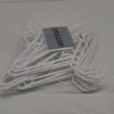 Made in USA Heavy Duty Clothes Hangers Strong Plastic Hangers for Jackets, Coats, Closet and Clothing (18pk White)