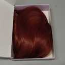 BARSDAR Short Bob Wig with Bangs - Short Copper Red Bob Wig with Bangs for Women - 12 Inch Chin-Length Natural Looking Soft Synthetic Hair Replacement Daily Halloween Party Copper Red Wigs