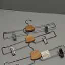 IKEA 602.404.03 Bumerang Pants/Skirt Hanger, Chrome Plated, Skirt Hanger, Natural, 3 Pcs