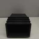 Bed Risers 6 Inch Heavy Duty,Oversized Couch Risers, Extra Wide Furniture Risers for Sofa Table Desk Headboard Chair Lifting,Rectangle Risering Blocks Support 6000 lbs (Pack of 4, Black)