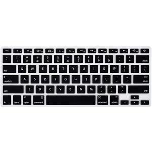 CaseBuy MacBook Air 13 inch Keyboard Cover for 2012-2017 MacBook Air 13 Inch A1369 A1466 & MacBook Pro 13 Inch, 15 Inch(with or Without Retina Display, 2015 or Older Version), Black