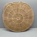 CHI AN HOME Wicker 23 Inch Jute Wall Decor Baskets, Set of 6 Extra Large Woven Jute Wall Plates, 23",21",15",13",12,10", Decorative Baskets for Wall Arts, Wall Hanging for Bedroom, Living Room, Office