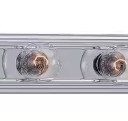 De-Lovely 48 in. 8-Light Chrome Traditional Wall Dressing Room Bathroom Vanity Light Bar