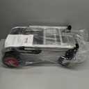 VEVOR Aluminum Folding Hand Truck, 2 in 1 Design 400 lbs Capacity, Heavy Duty Industrial Collapsible cart, Dolly Cart with Rubber Wheels for Transport and Moving in Warehouse, Supermarket, Garden