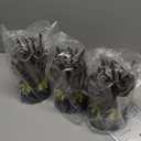 Galashield Owl Decoy | Plastic Owls to Scare Birds Away | Owl Statue for Garden & Outdoors - Pack of 3