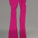 XZQTIVE Baseball Soccer Softball Socks for Youth Adult Solid Colors Socks for Boy Girl (Medium, Pink)