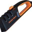 5 Precision Adjust Knife Sharpener- 3-Stage Premium Kitchen Knife Sharpener to Repair, Restore & Polish Blades by Sharp Pebble