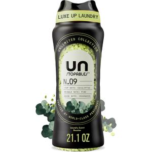 Downy Unstopables Unlimited Collection In-Wash Laundry Scent Booster Beads, No. 09, Fine Fragrance, Long-Lasting Fresh Scent Beads, 21.1 oz