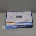 Digtial Calendar Clock with Day and Date Alarm Clock with Weather Temperature Humidify Dementia Alzheimers Elderly Auto Dimmable 8 Alarm Options (New 10.1 inch Black)