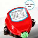 5" Motorized Duct Damper,On/Off Backdraft Damper Control, Stainless Steel Airflow Control Damper for HVAC System, 24V AC