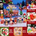 Christmas Slime Kit - Xmas Slime Non-Sticky, Soft, Stretchy, Slime Party Favors for Kids, Perfect for Christmas Stocking Stuffers, for Girls Boys