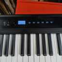 TERENCE V50 Portable 88 Key Weighted Keyboard,Upgraded Foldable Keyboard Piano 88 Keys with 2*15W Speakers,Touch-Sensitive Panel,Video&Audio Recording,MIDI,Pedal Support for Beginners&Advancer(Black), 49.6*9.8*2.8 inches