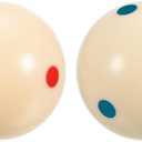 PATIKIL Pool-Billiard Cue Ball, Pro Cup Cue Ball Practice Training Pool Ball for Billiard Room Game Room (Red/Blue)