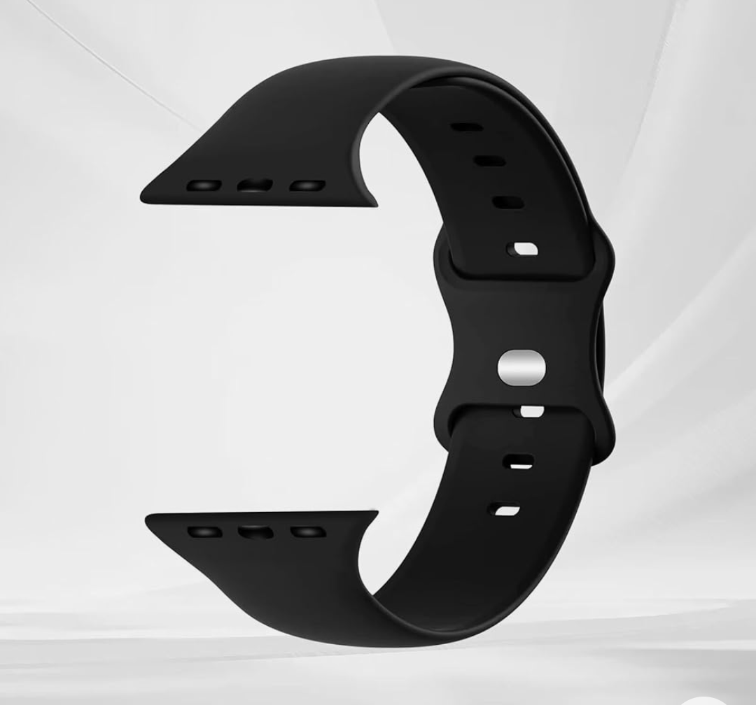 Sport Silicone Band Compatible with Apple Watch Bands 44mm/45mm/46mm/49mm/42mm Women Men, Soft Wristband Waterproof Replacement Sport Strap for iWatch Bands Series 9 8 7 6 5 4 3 2 1 SE Ultra, With charger