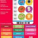 Phonics Machine Learning Pad - Electronic Reading Game for Kids Age 5-11 - Learn to Read with 720 Phonic and Letter Sound Questions
