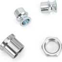 1.25'' Heim Joints Rod End Kit, 1 1/4'' Right and Left Hand Thread Chromoly Joints Heat Treated Chromoly with Round Tube Adapter, High Misalignment Spacer (2 Pair)