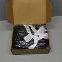 Wokceer Black Backdrop Curtain for Parties 10x8FT Photo Backdrop Drapes for Wedding Polyester Backdrop for Photoshoot Baby Shower Birthday Party Curtains Photography Background 2 Panels 5x8FT (10FTx8FT)