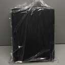 2 Pcs Stadium Seat Cushions Water-Repellent Bleacher Seat Cushions Indoor & Outdoor Seat Cushion for Bleachers Portable Stadium Cushion for Sports Events, Office Chairs, Beaches (Black)