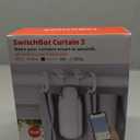 SwitchBot Automatic Curtain Opener - Bluetooth Remote Control Smart Curtain with App/Timer, Upgraded High-Performance Motor, Add SwitchBot Hub to Work with Alexa, Google Home, HomeKit (Curtain 3, Rod)