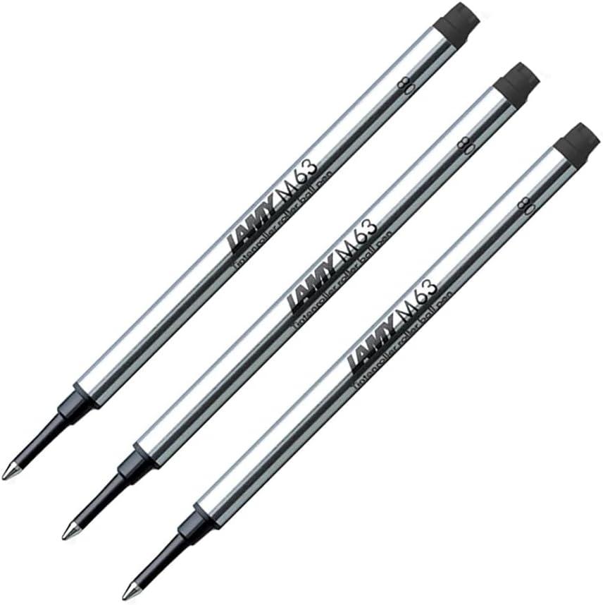 Lamy 3 x M63 Rollerball Refill Blue (DB18560)