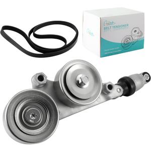 AULINK 39092 Serpentine Belt Drive Kit with Tensioner (3.5L V6) For Honda Accord 2008-2010,Pilot 2006-2011,Odyssey 2005-2010,Accord Crosstour 2010 49439 89390 31170R70A01 31170RKB005