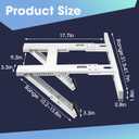 getlstub Air Conditioner Support Bracket, Adjustable Window AC Bracket, No Drilling, Heavy Steel Air Conditioner Stand Fit Most Single and Double-Hung Windows, Hold Up to 220lbs